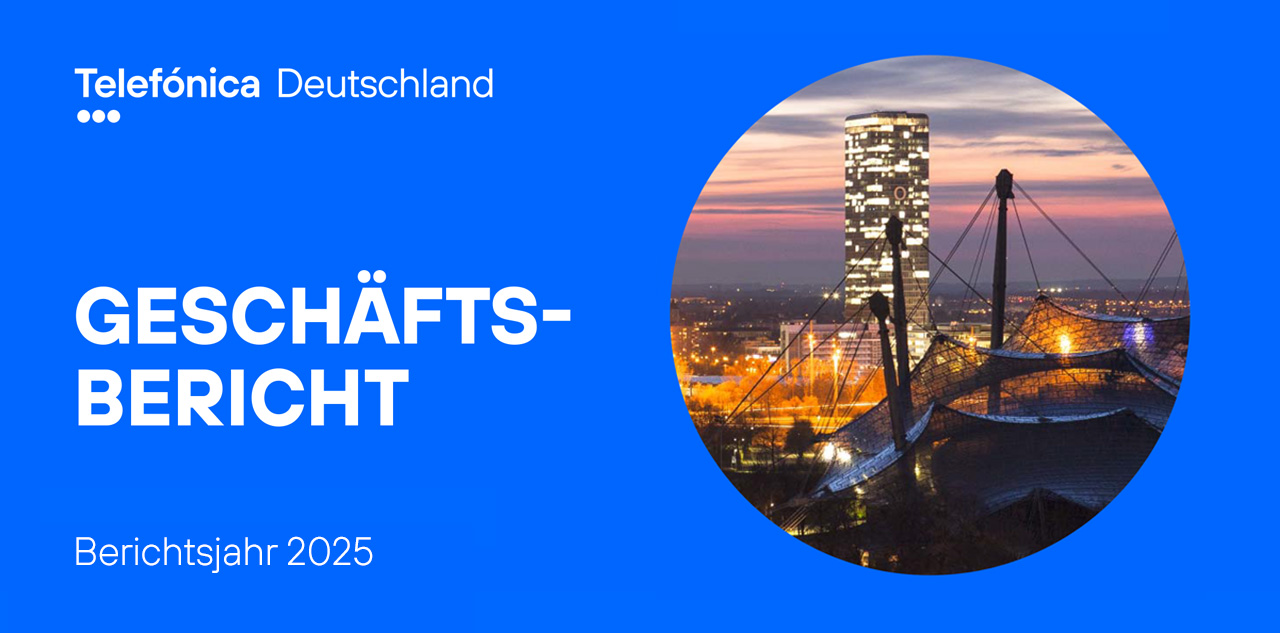 Deckblatt des Geschäftsberichts für das Jahr 2025. Ein Klick öffnet die Download-Seite