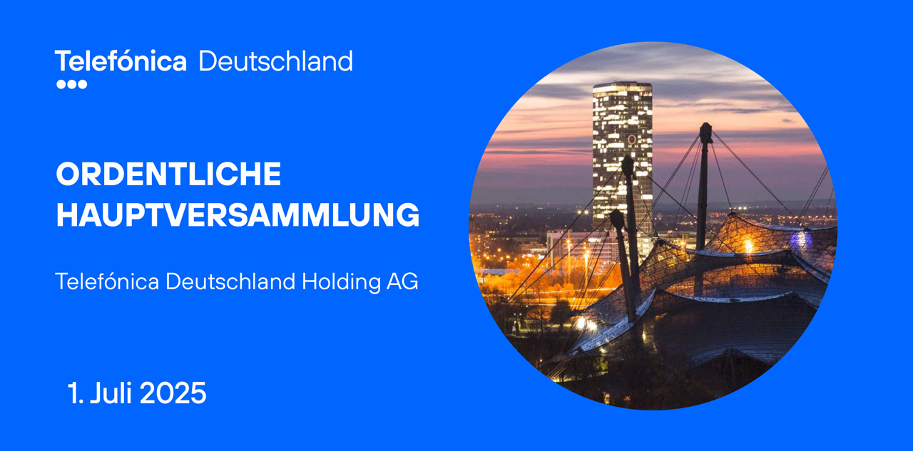 o2 Tower in München mit "Telefónica Deutschland" Logo