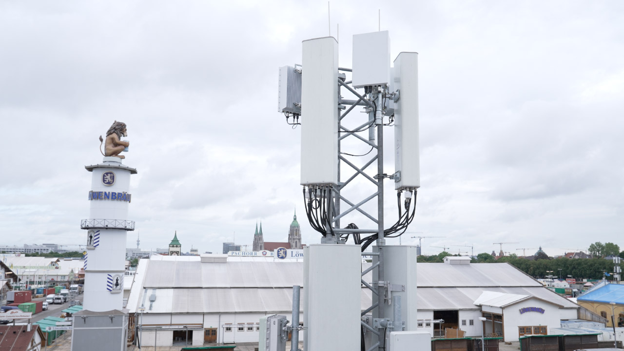 Mobilfunkmast auf der Theresienwiese